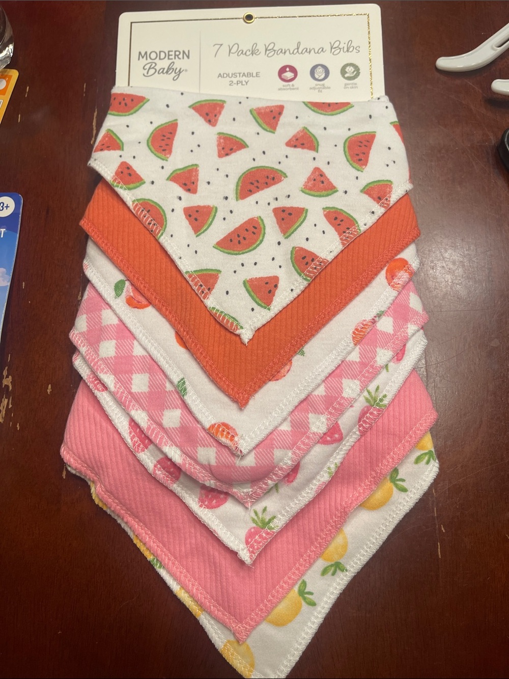 BUNDLE:  Baby Bandana Bibs - 7 Pack and Towel Set 5 Pcs